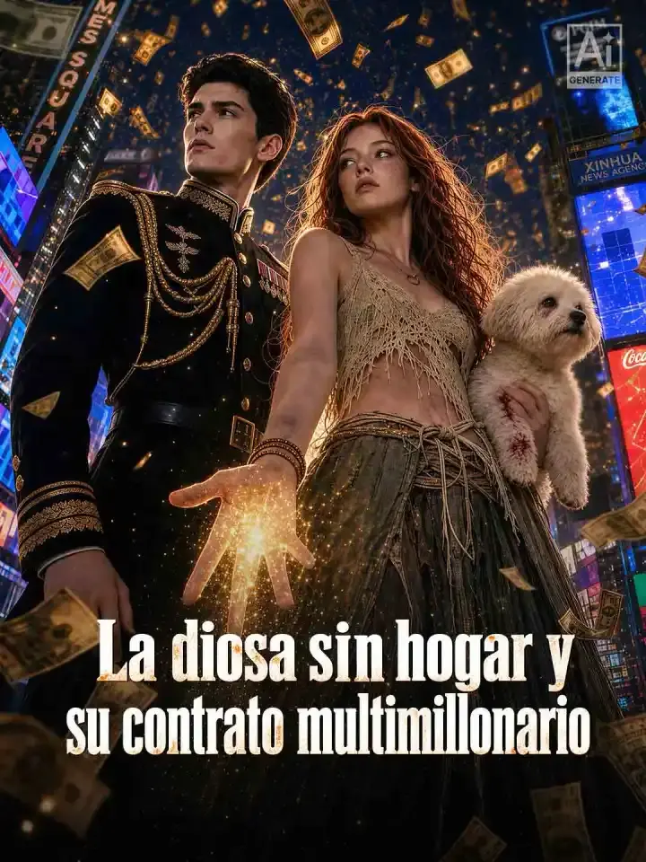 Portada de la miniserie La diosa sin hogar y su contrato multimillonario