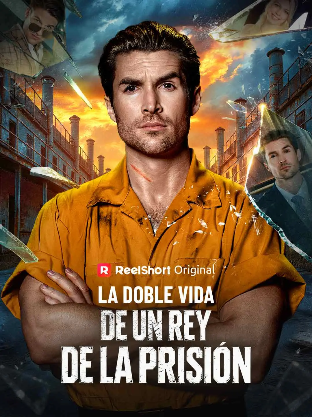 Capa da minissérie La doble vida de un rey de la prisión