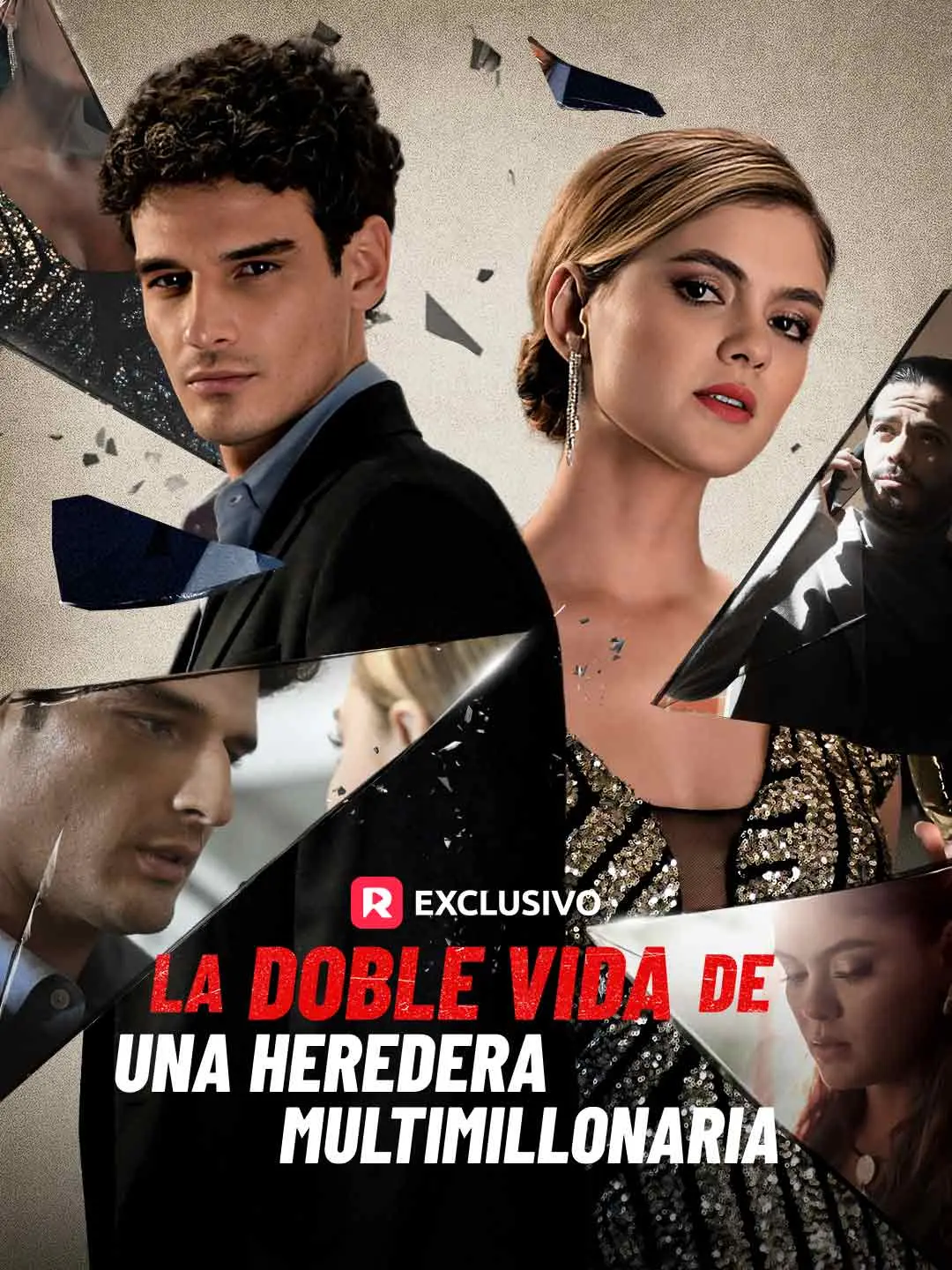 Capa da minissérie La doble vida de una heredera multimillonaria