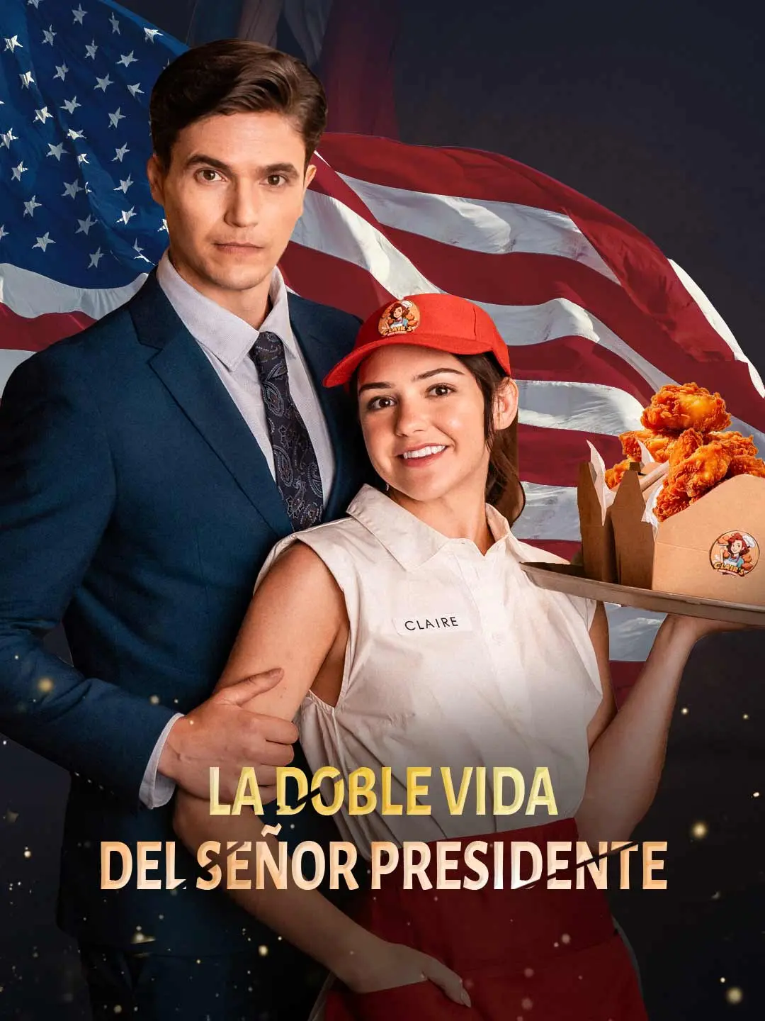 Portada de la miniserie La doble vida del señor presidente