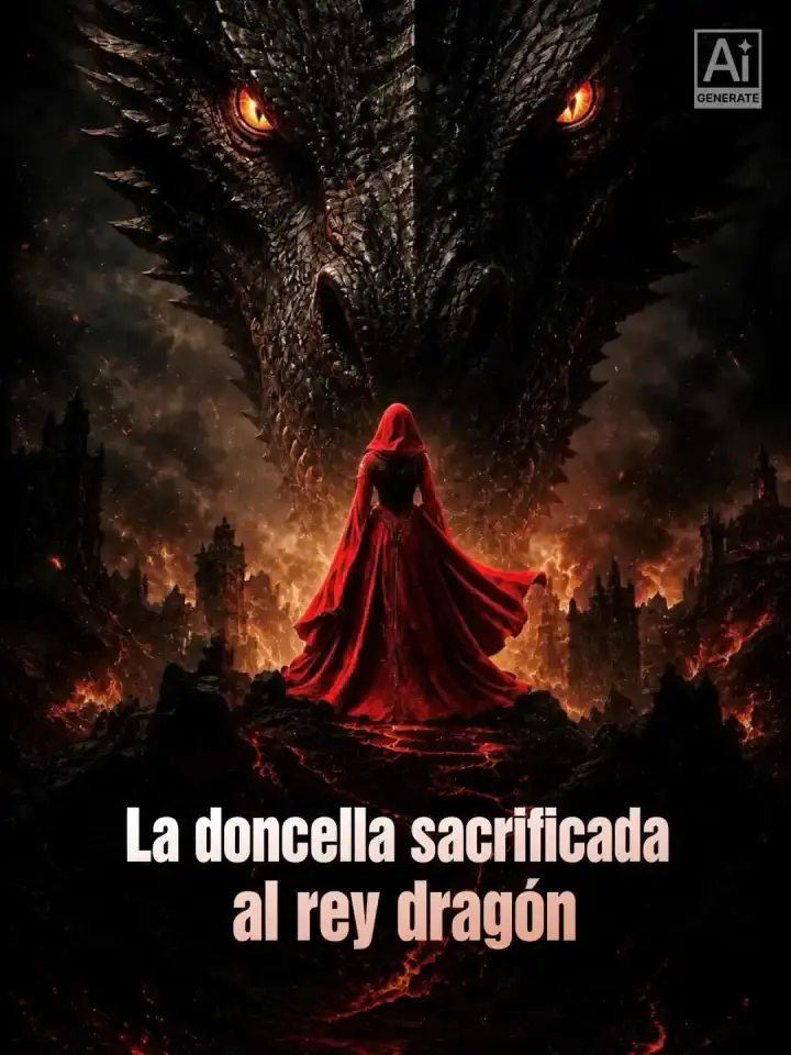 Portada de la miniserie La doncella sacrificada al rey dragón