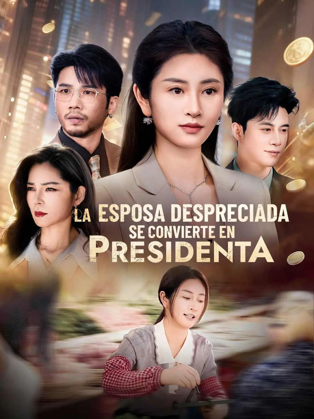 Portada de la miniserie La esposa despreciada se convierte en presidenta