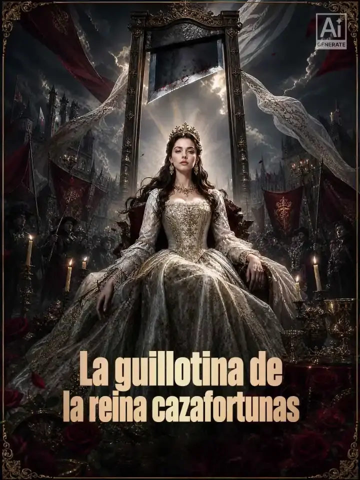 Portada de la miniserie La guillotina de la reina cazafortunas