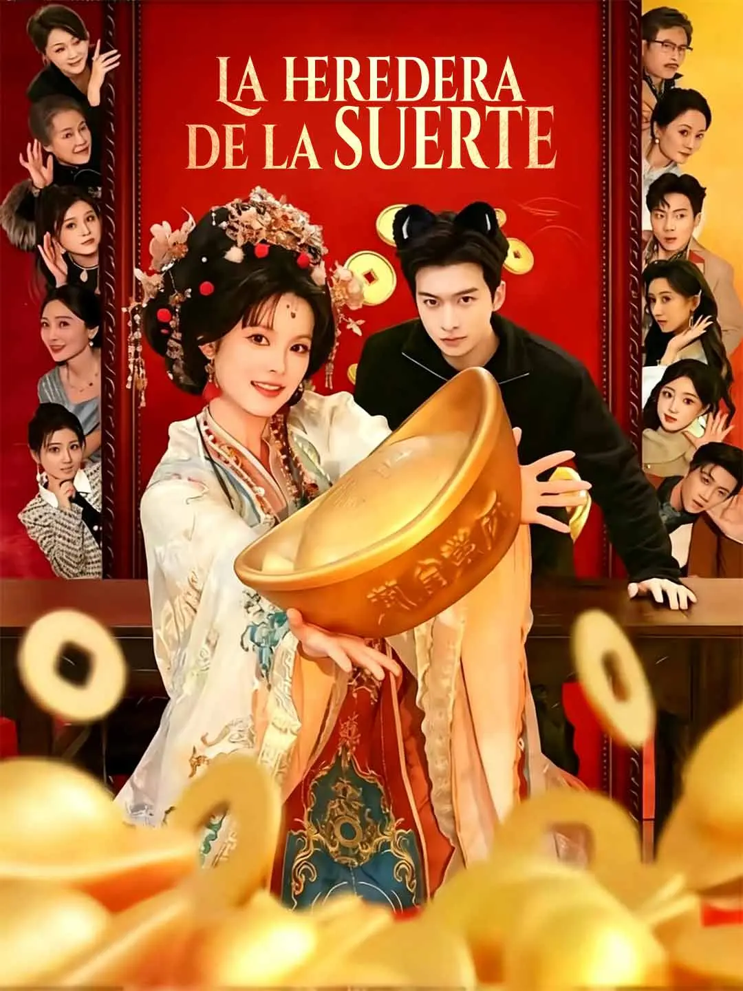 Portada de la miniserie La heredera de la suerte