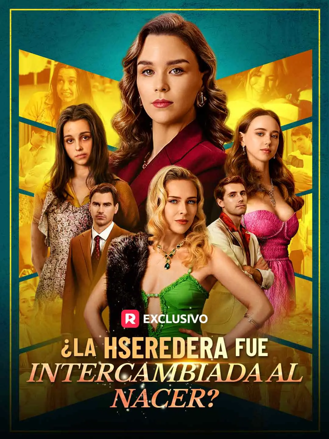 Portada de la miniserie ¿La Heredera fue Intercambiada al Nacer?