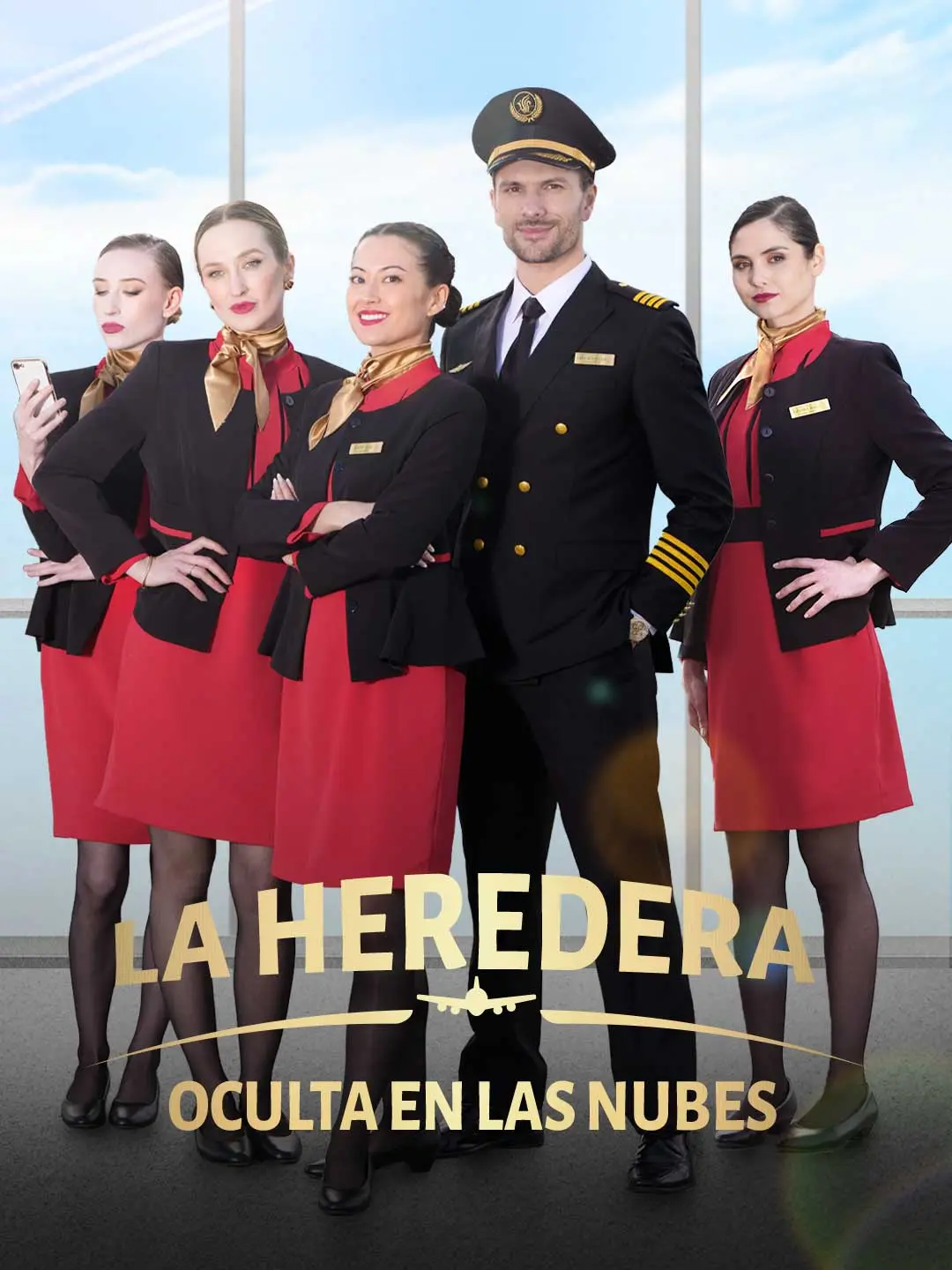 Portada de la miniserie La heredera oculta en las nubes