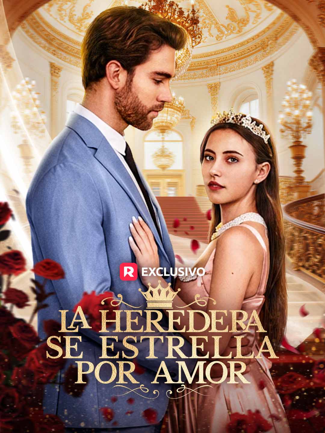 Portada de la miniserie La heredera se estrella por amor