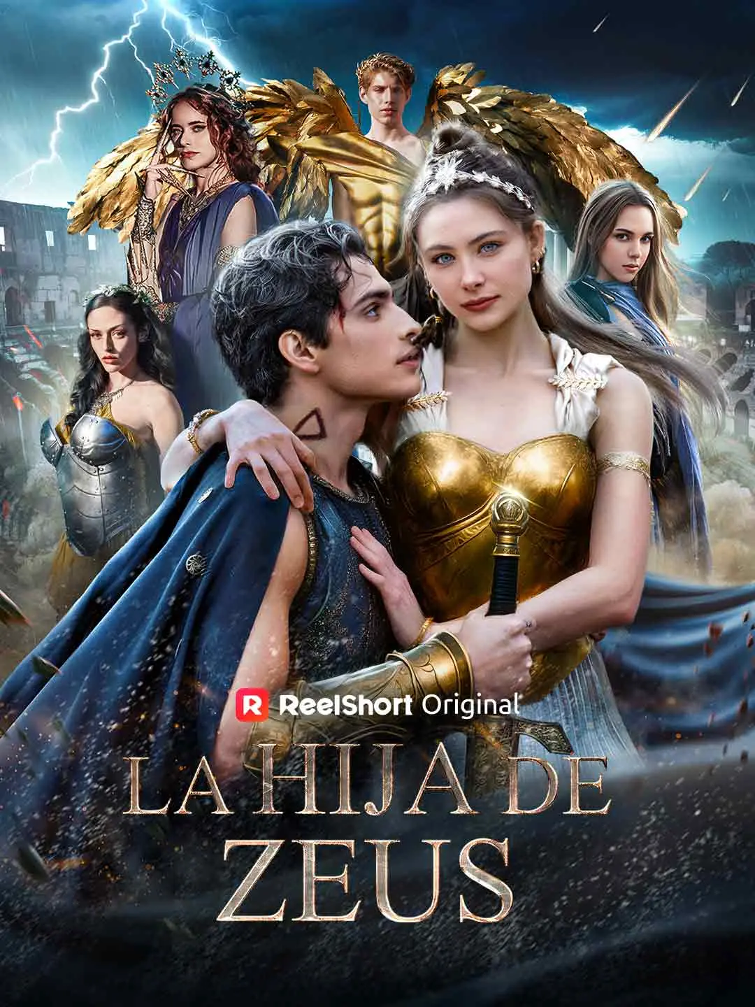 Capa da minissérie La hija de Zeus