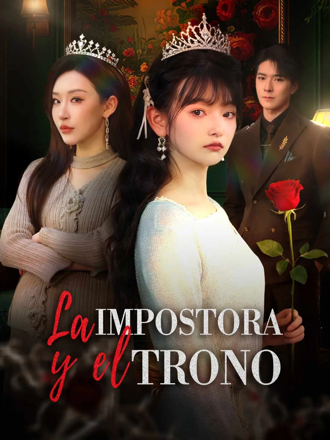 Portada de la miniserie La impostora y el trono