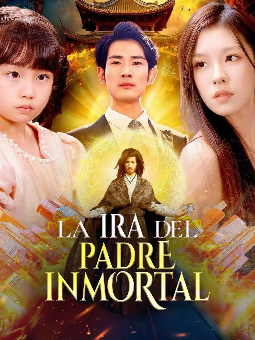 Capa da minissérie La ira del padre inmortal