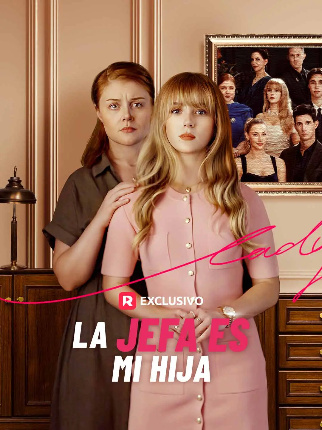 Portada de la miniserie La Jefa es Mi Hija