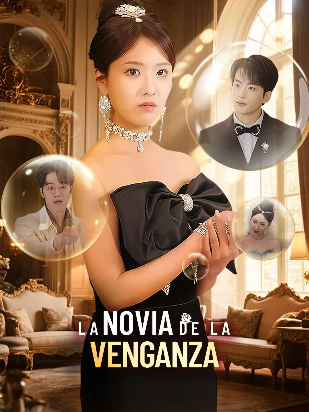 Capa da minissérie La Novia de la Venganza