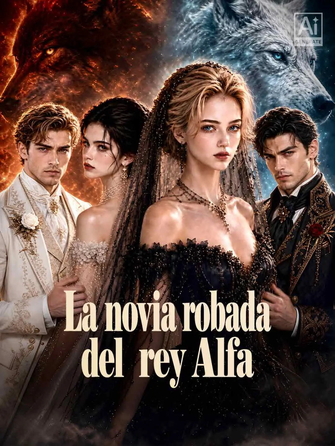 Portada de la miniserie La novia robada del rey Alfa