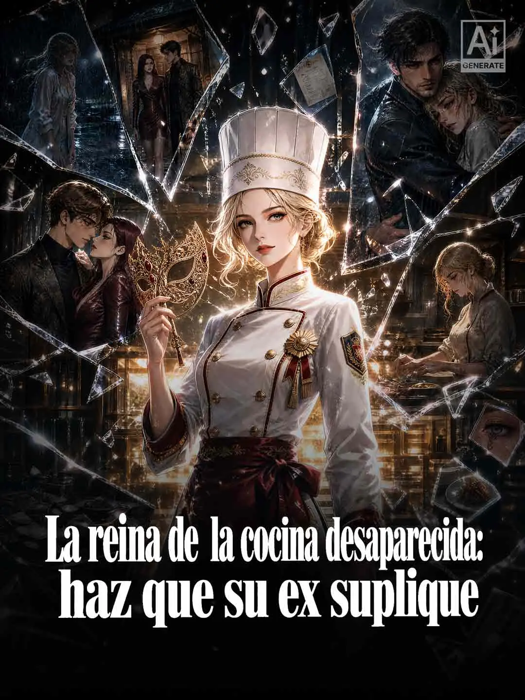 Portada de la miniserie La reina de la cocina desaparecida: haz que su ex suplique