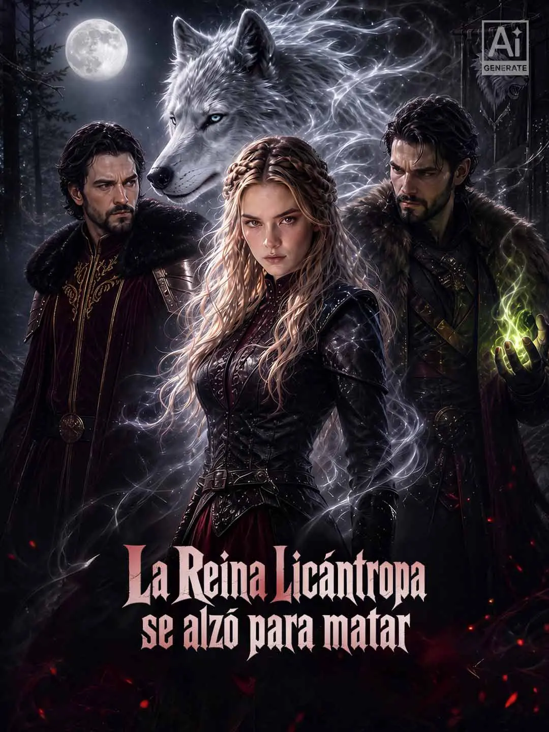 Portada de la miniserie La Reina Licántropa se alzó para matar