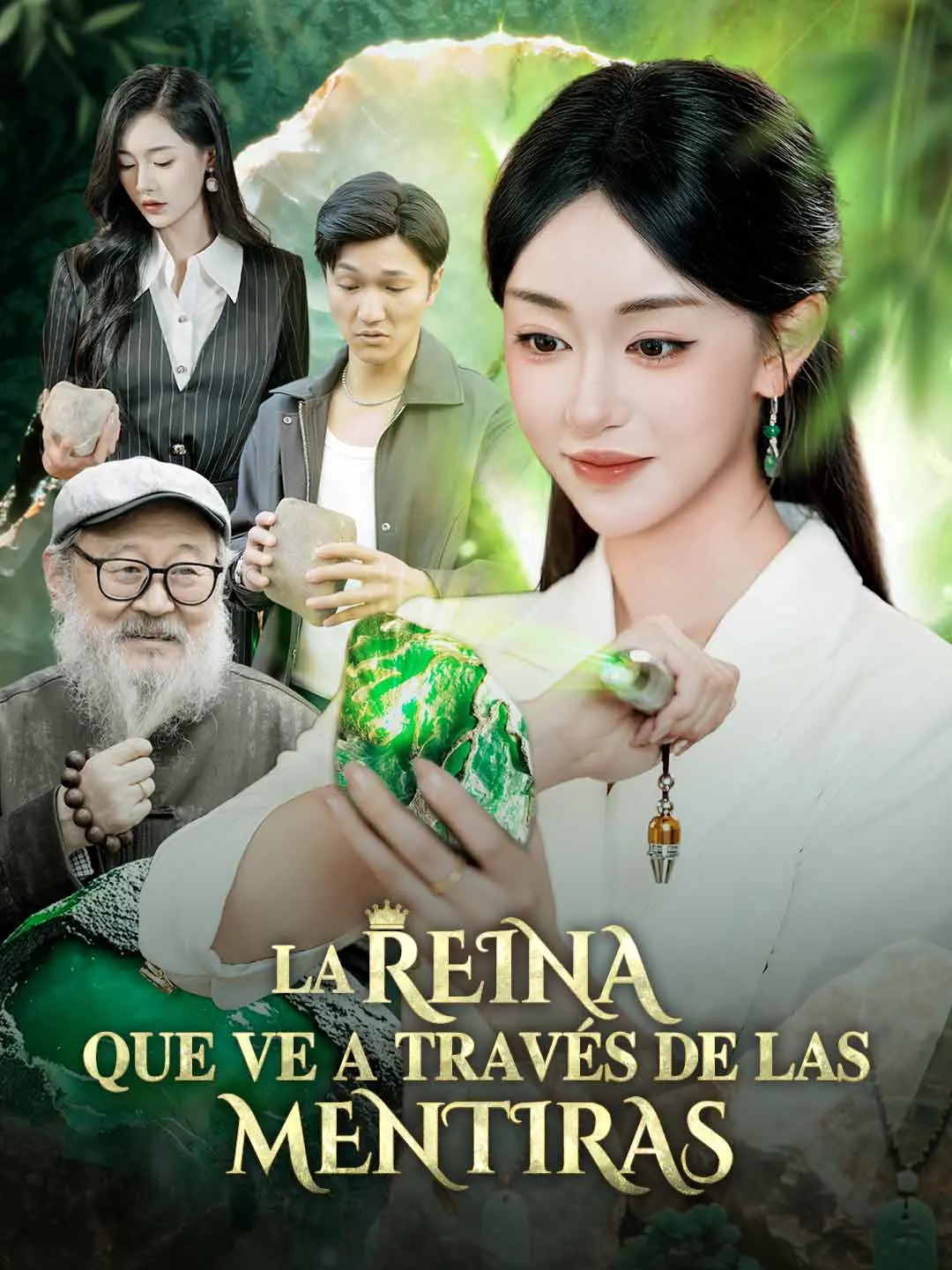 Portada de la miniserie La reina que ve a través de las mentiras