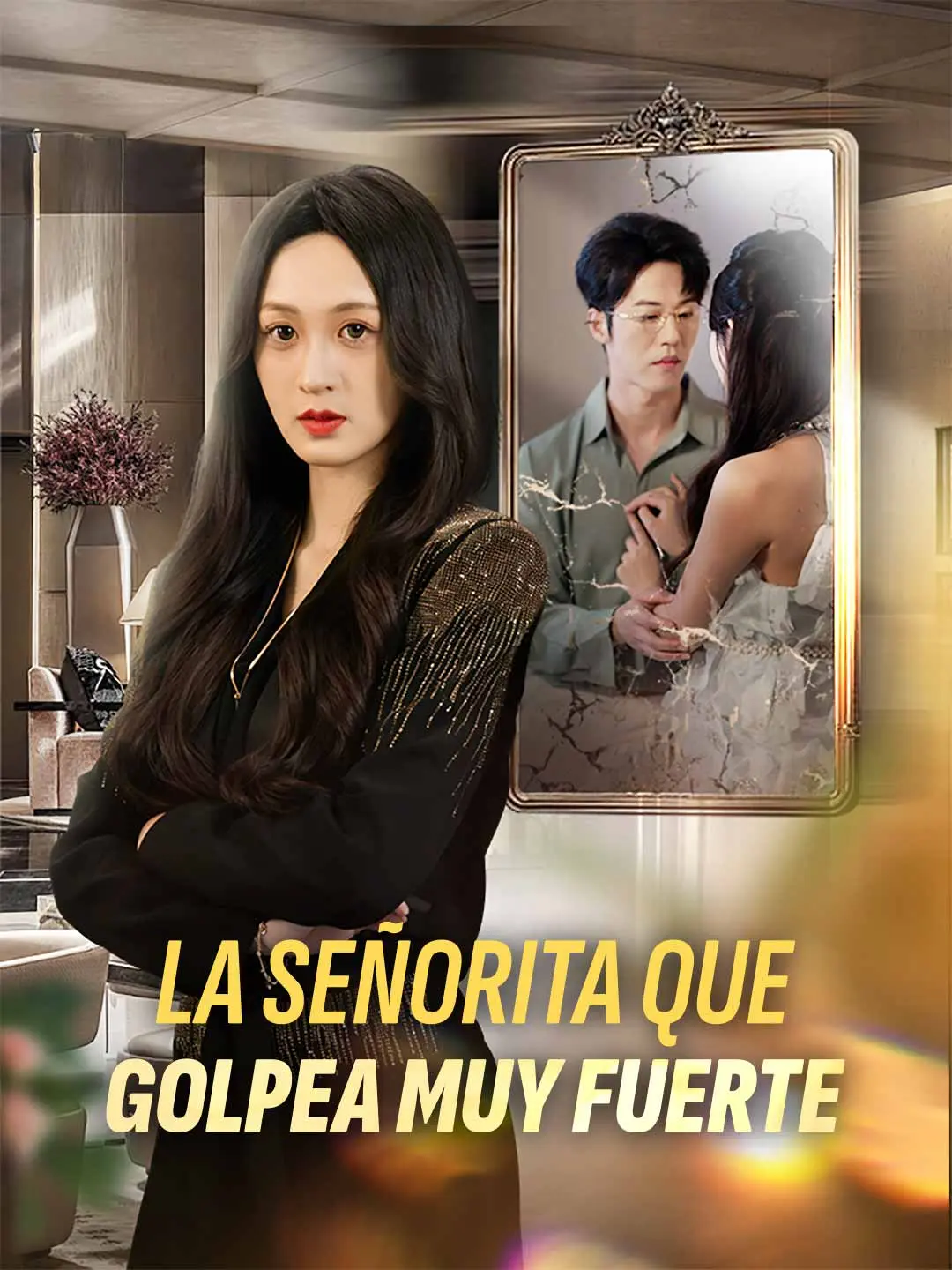 Portada de la miniserie La señorita que golpea muy fuerte