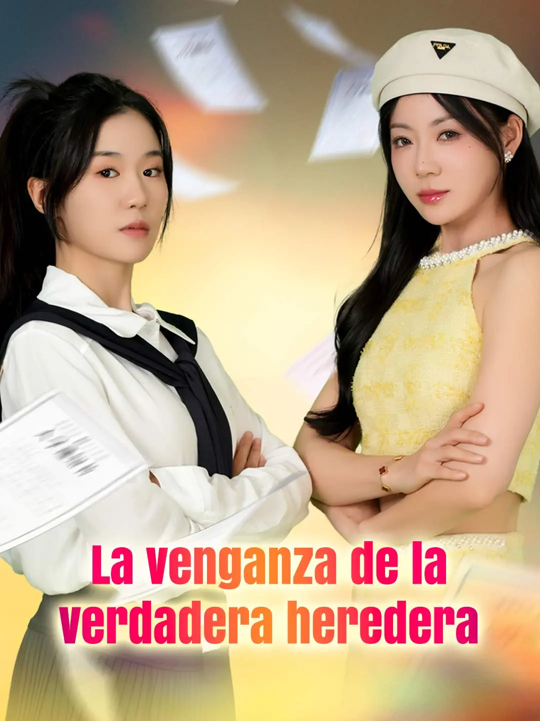 Portada de la miniserie La venganza de la verdadera heredera