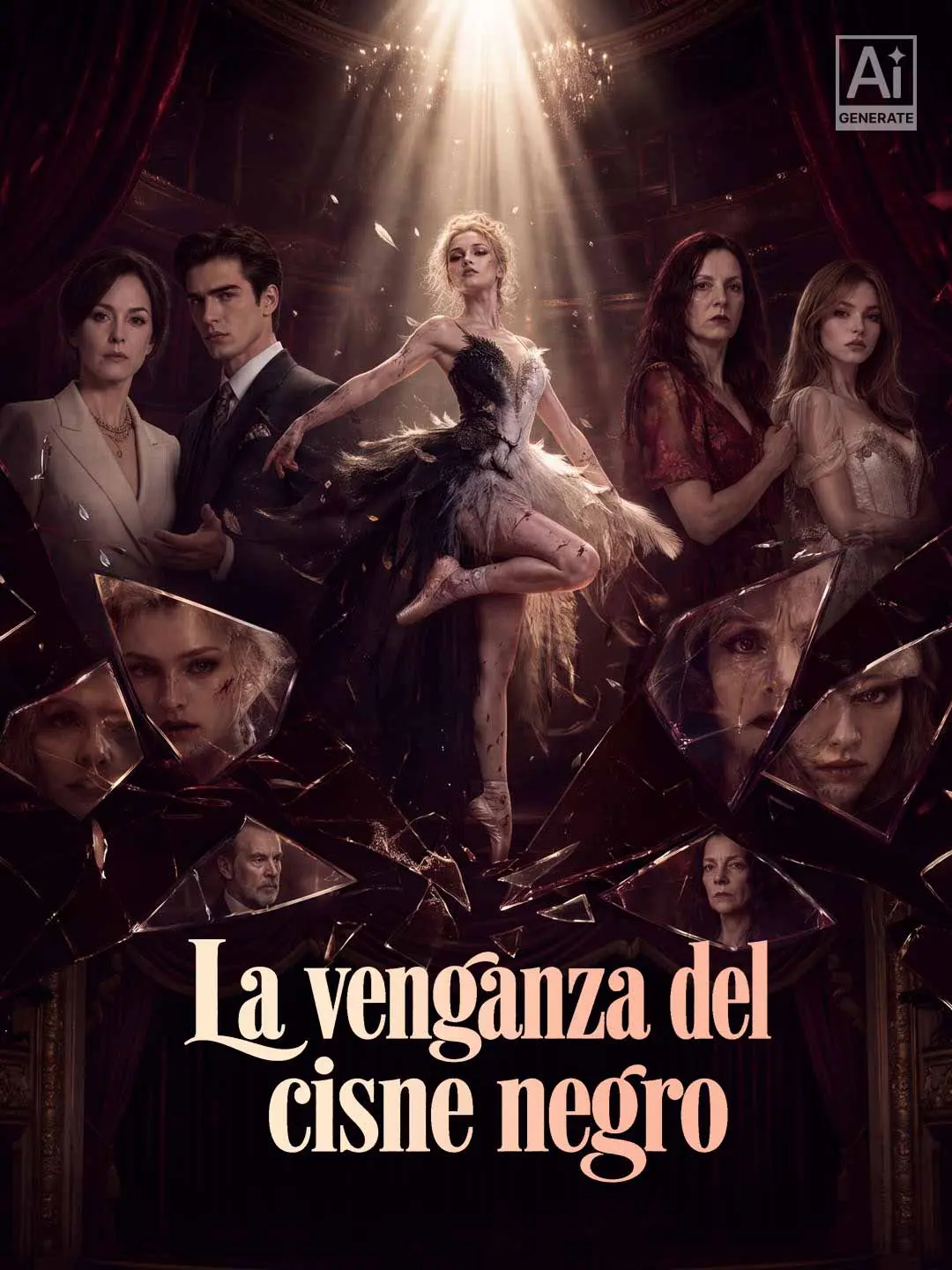 Capa da minissérie La venganza del cisne negro
