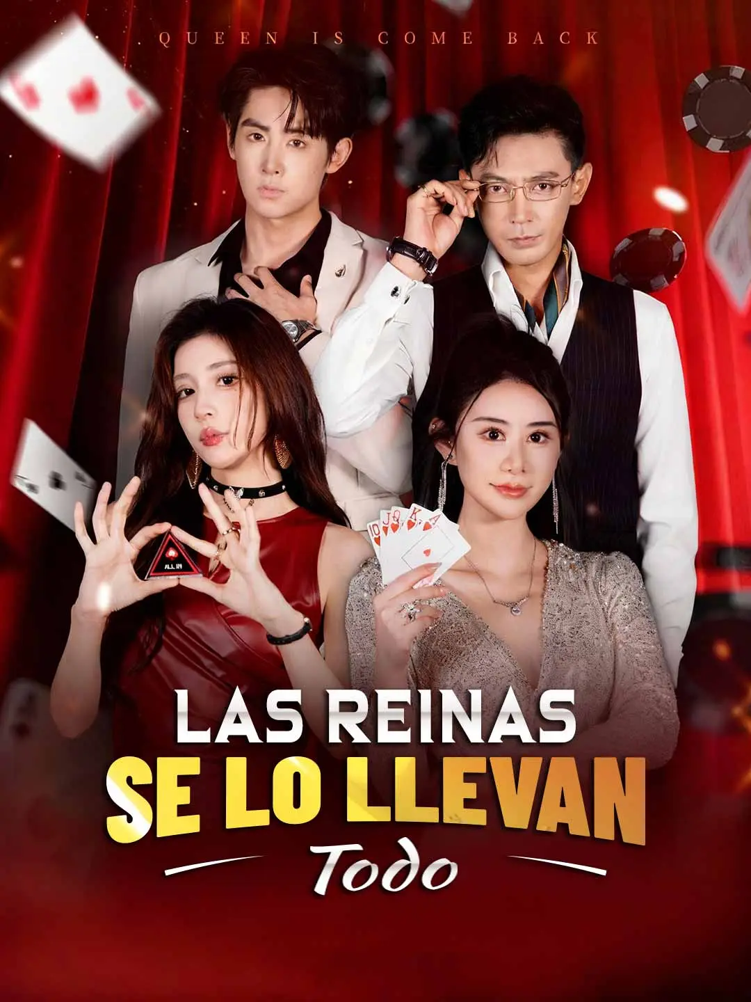 Portada de la miniserie Las reinas se lo llevan todo