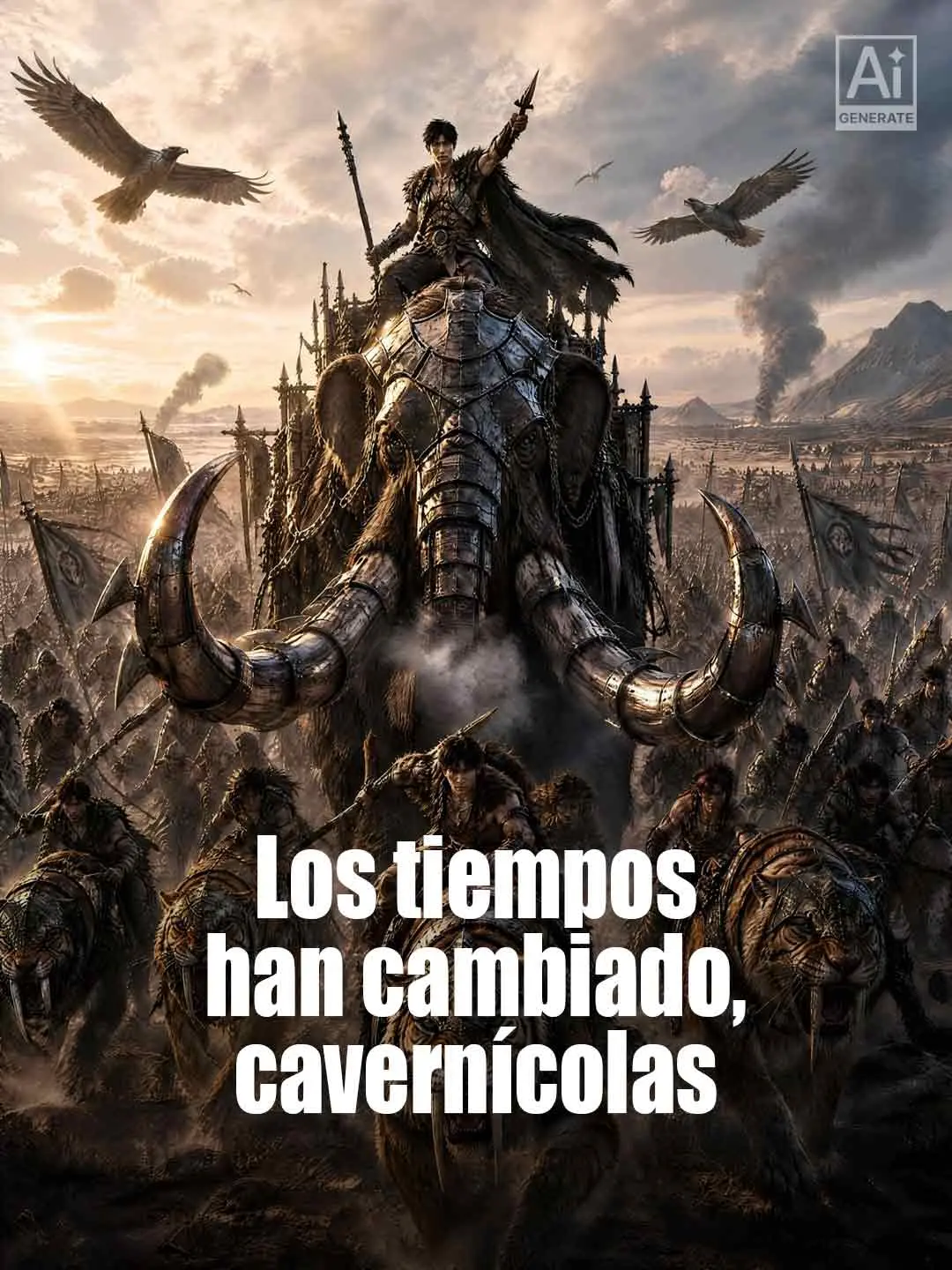 Portada de la miniserie Los tiempos han cambiado, cavernícolas