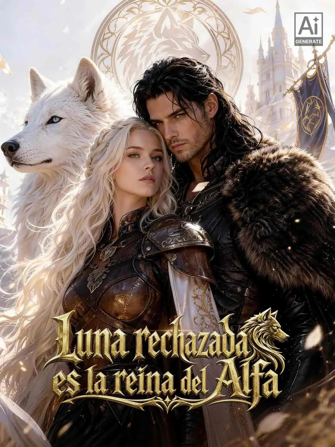 Portada de la miniserie Luna rechazada es la reina del Alfa