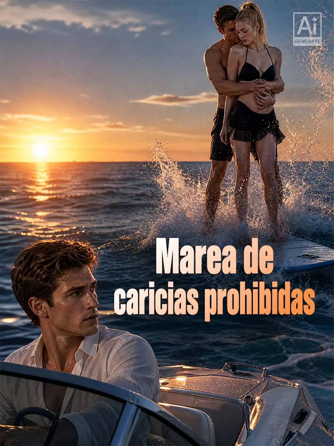 Portada de la miniserie Marea de caricias prohibidas