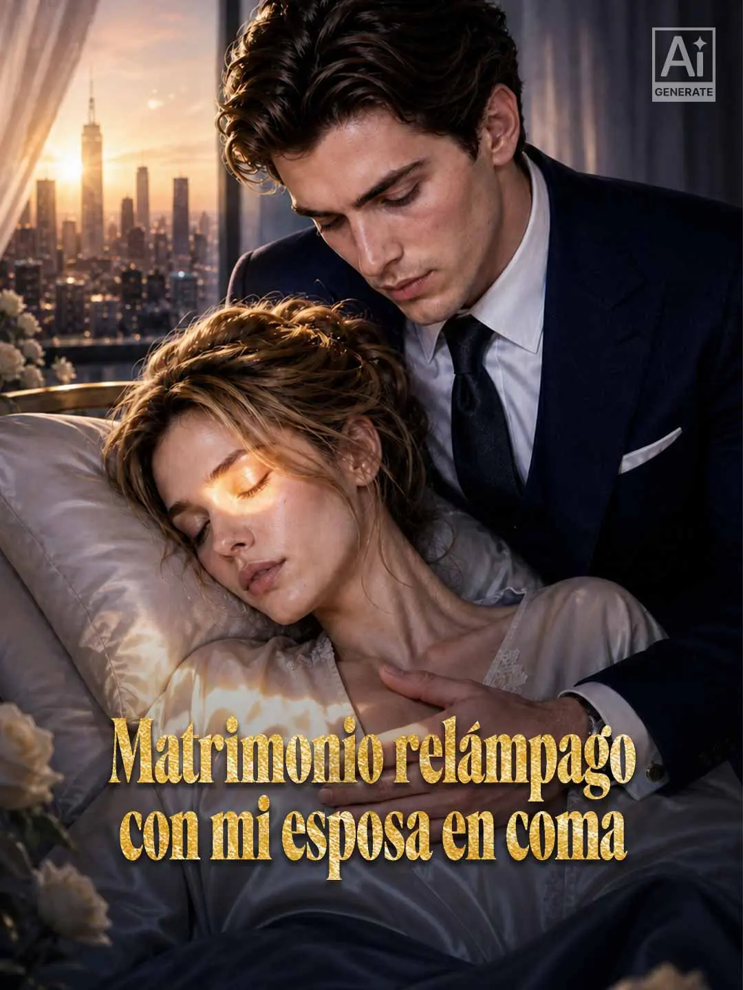 Capa da minissérie Matrimonio relámpago con mi esposa en coma