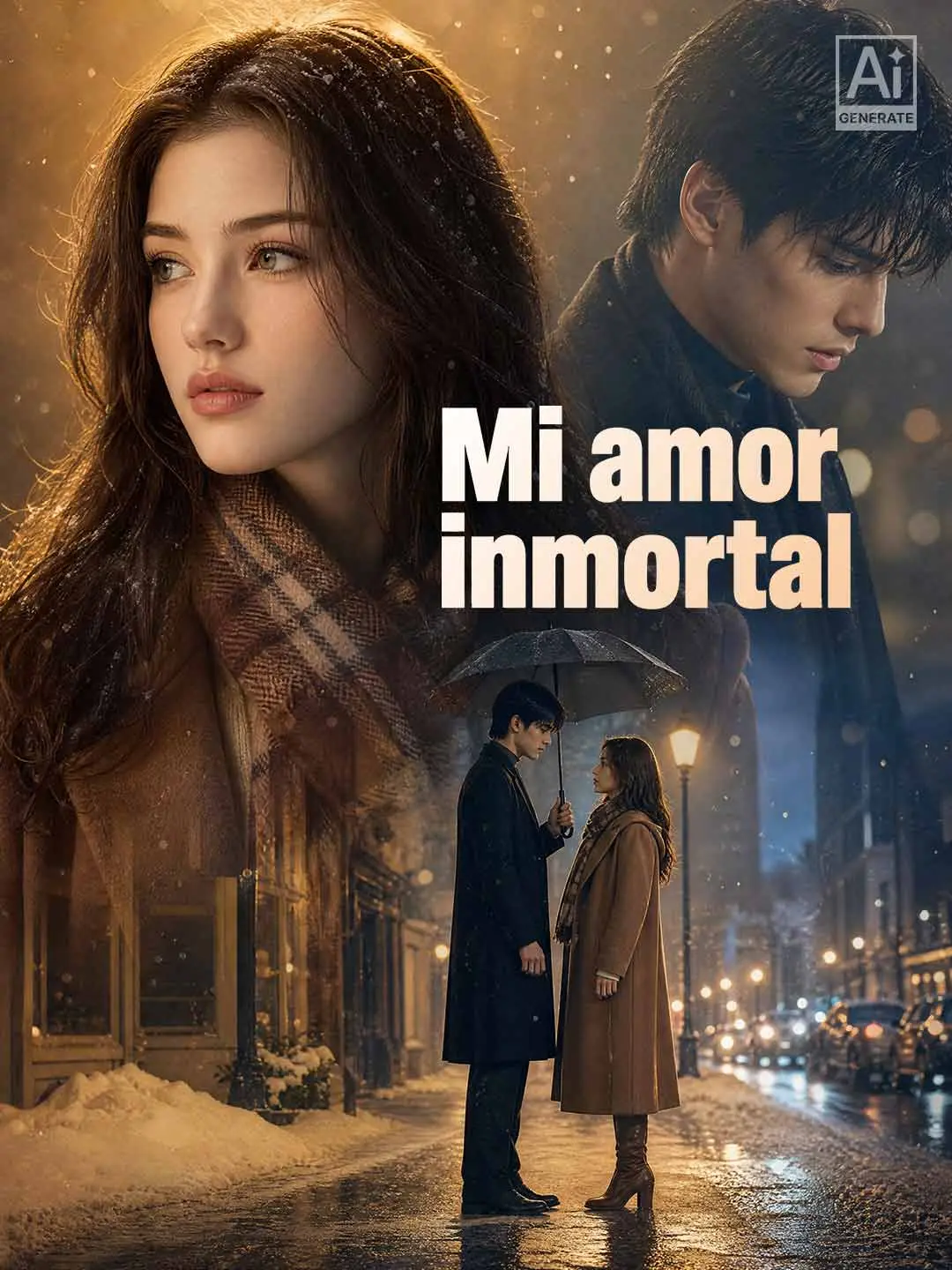 Portada de la miniserie Mi amor inmortal