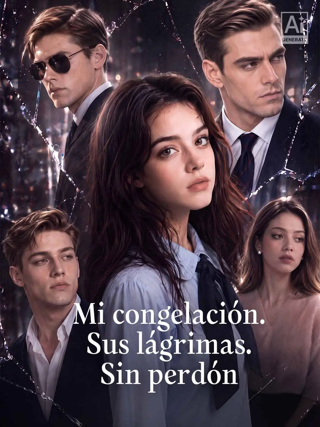 Portada de la miniserie Mi congelación. Sus lágrimas. Sin perdón