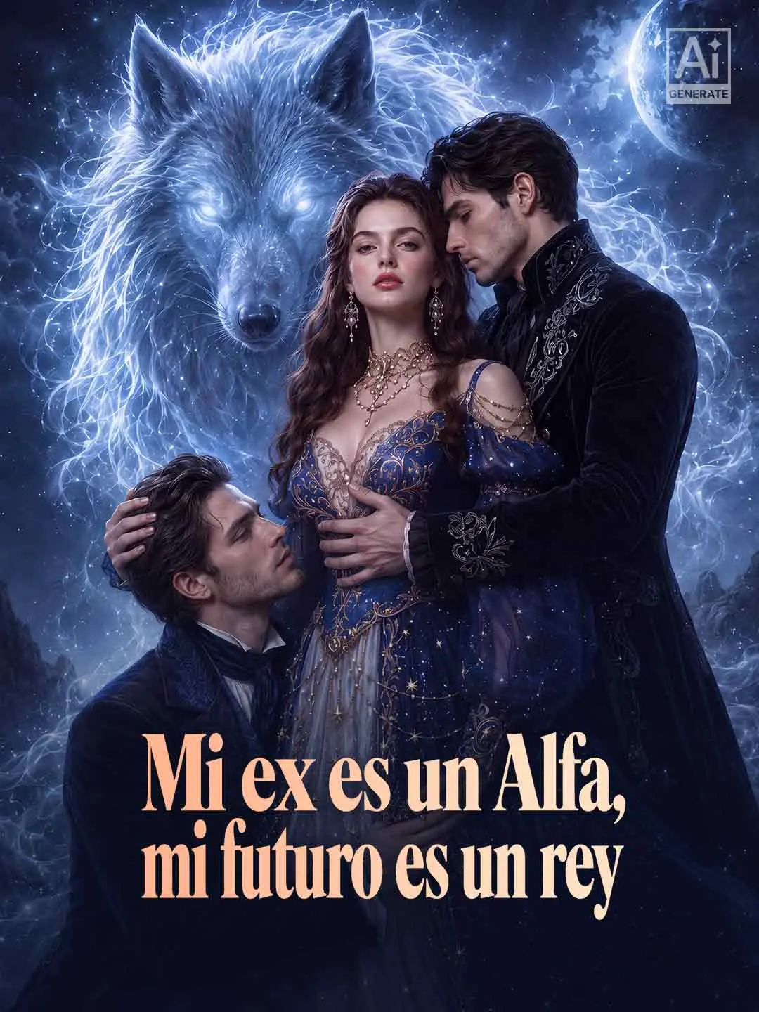 Portada de la miniserie Mi ex es un Alfa, mi futuro es un rey