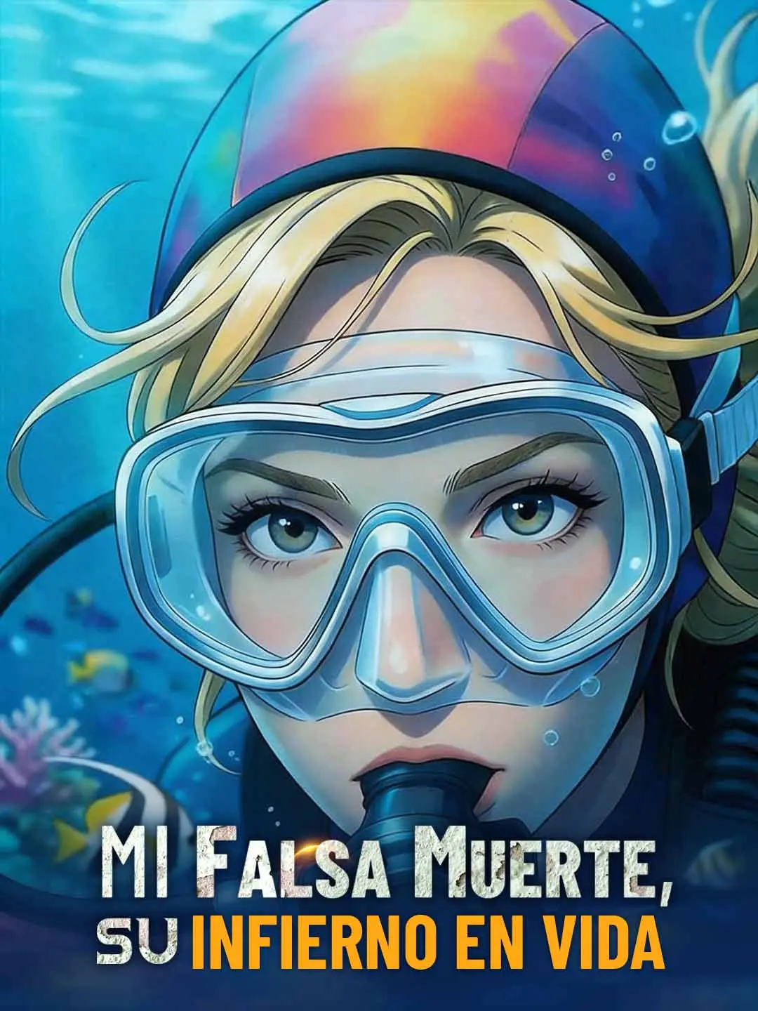 Portada de la miniserie Mi falsa muerte, su infierno en vida