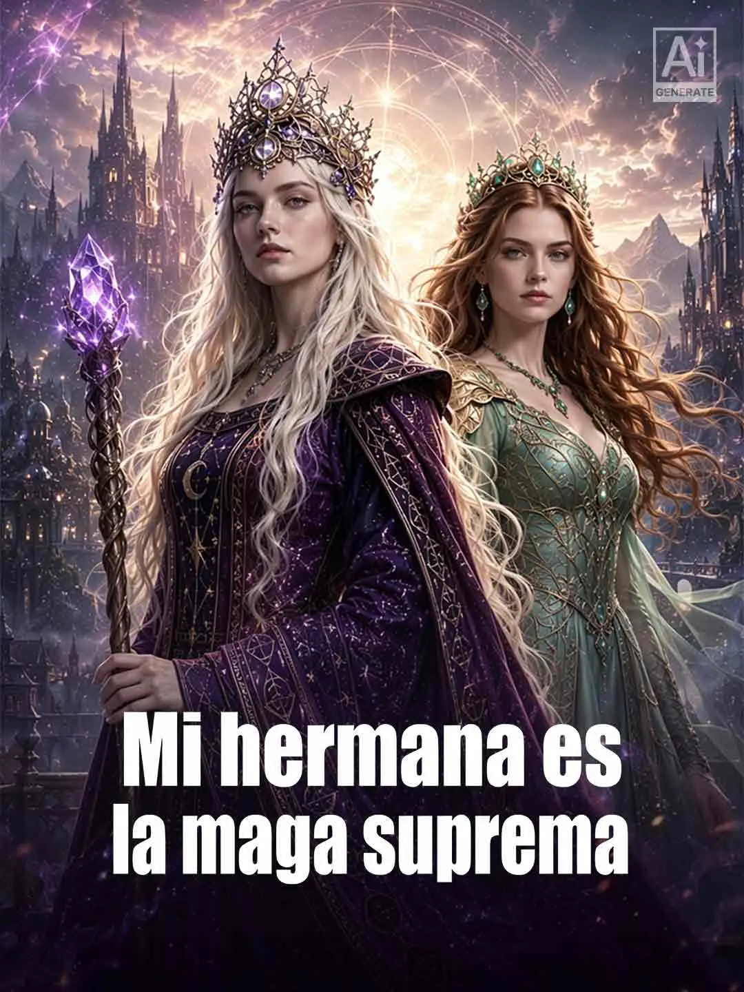 Portada de la miniserie Mi hermana es la maga suprema