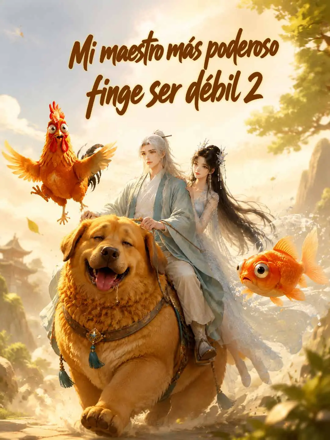 Portada de la miniserie Mi maestro más poderoso finge ser débil 2