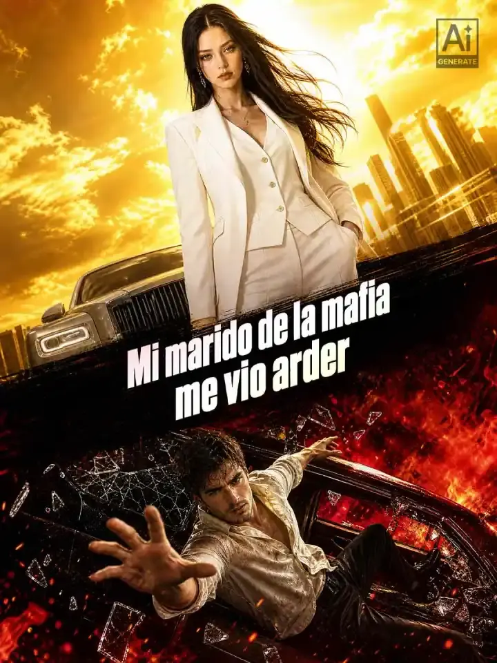 Portada de la miniserie Mi marido de la mafia me vio arder