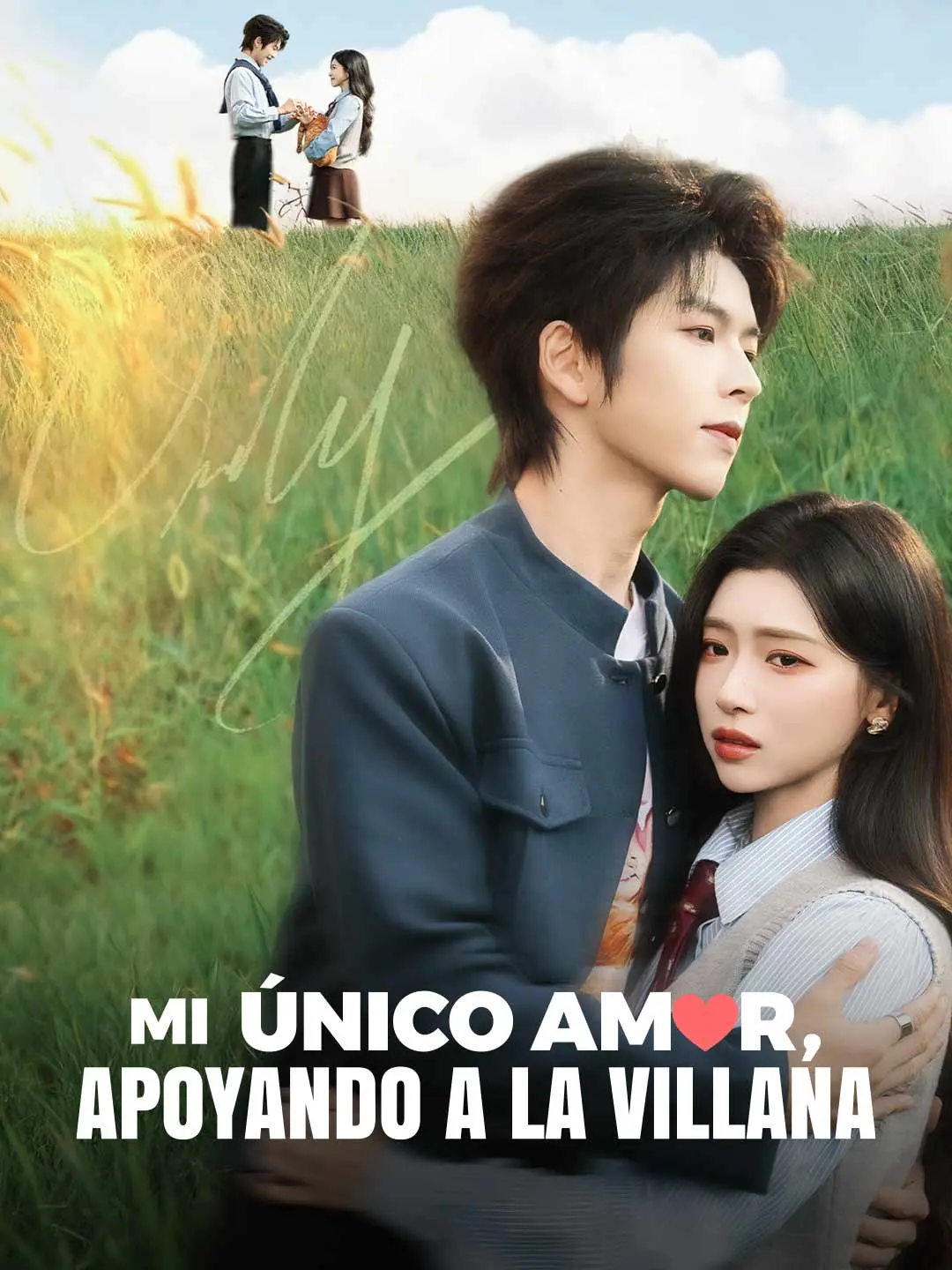 Portada de la miniserie Mi único amor, apoyando a la villana