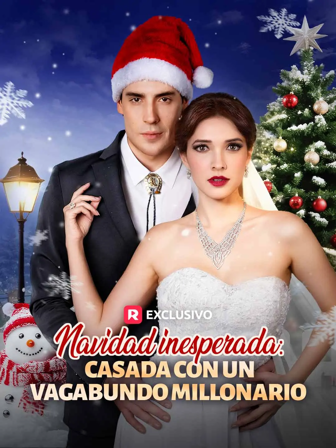 Capa da minissérie Navidad inesperada: casada con un vagabundo millonario