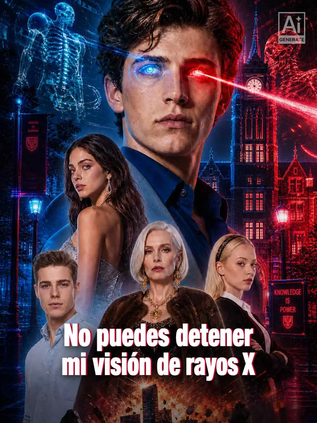 Portada de la miniserie No puedes detener mi visión de rayos X