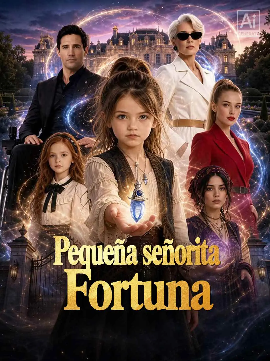 Portada de la miniserie Pequeña señorita Fortuna