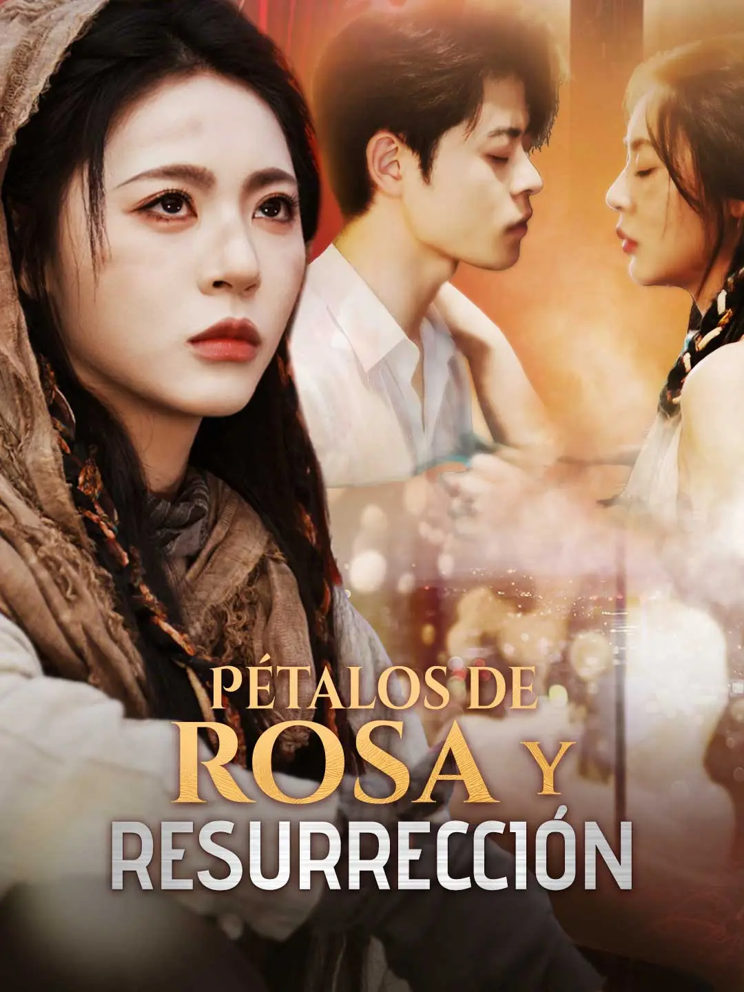 Portada de la miniserie Pétalos de rosa y resurrección