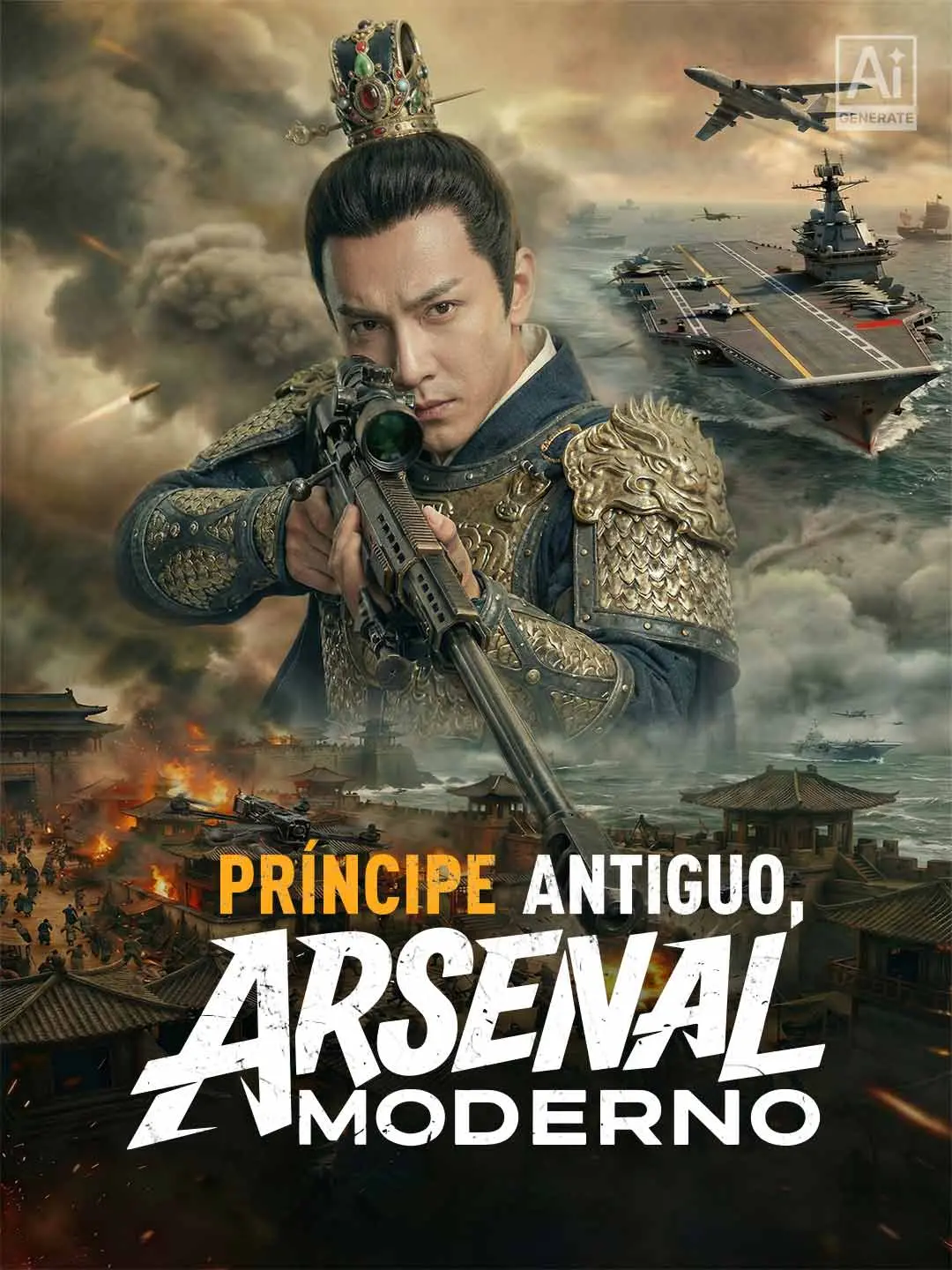 Portada de la miniserie Príncipe antiguo, arsenal moderno