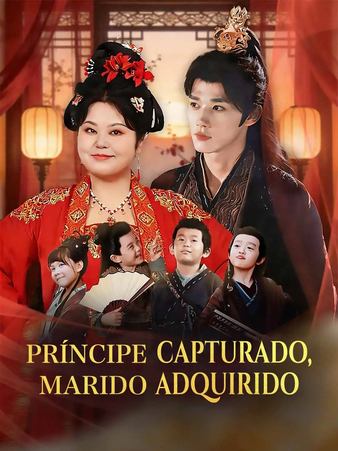 Capa da minissérie Príncipe capturado, marido adquirido