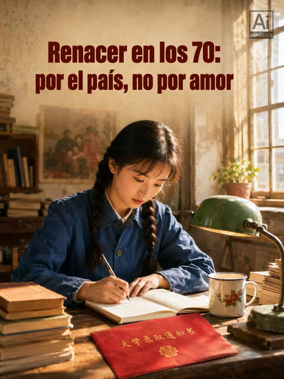 Portada de la miniserie Renacer en los 70: por el país, no por amor