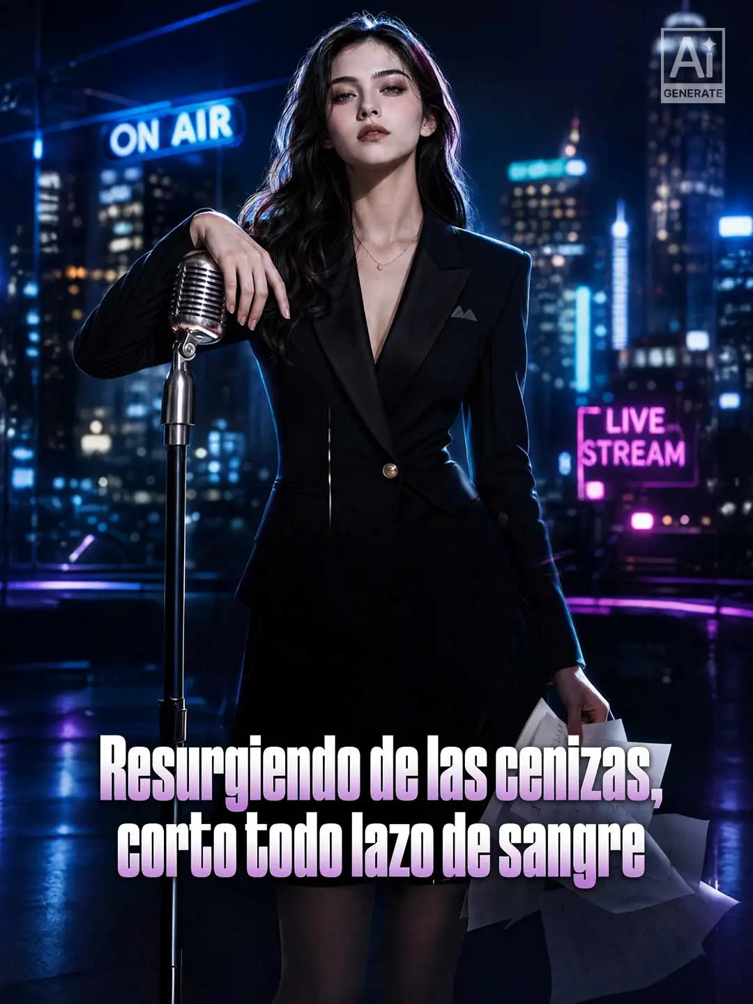 Portada de la miniserie Resurgiendo de las cenizas, corto todo lazo de sangre