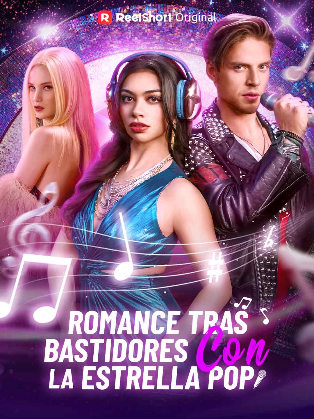 Portada de la miniserie Romance tras bastidores con la estrella pop