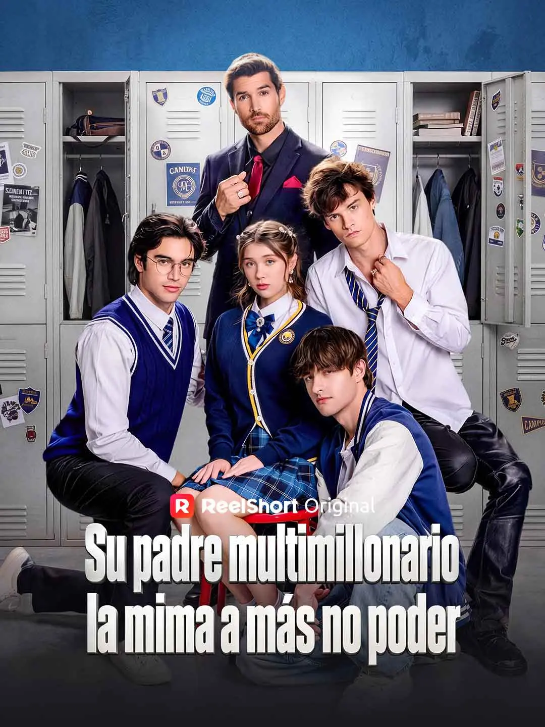Portada de la miniserie Su padre multimillonario la mima a más no poder