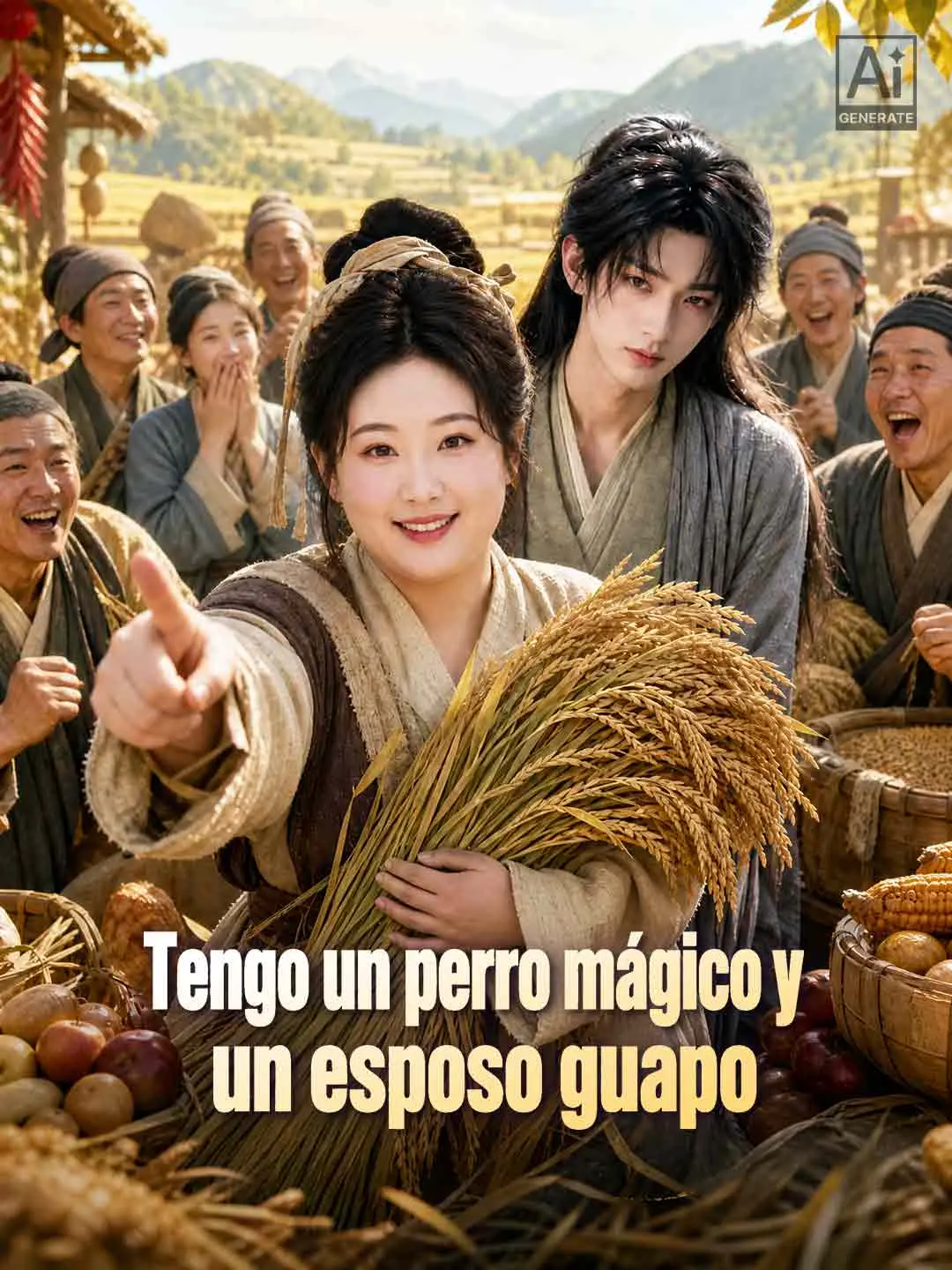 Portada de la miniserie Tengo un perro mágico y un esposo guapo