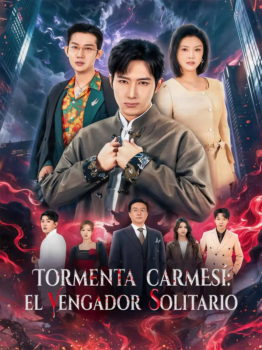 Portada de la miniserie Tormenta carmesí: el vengador solitario