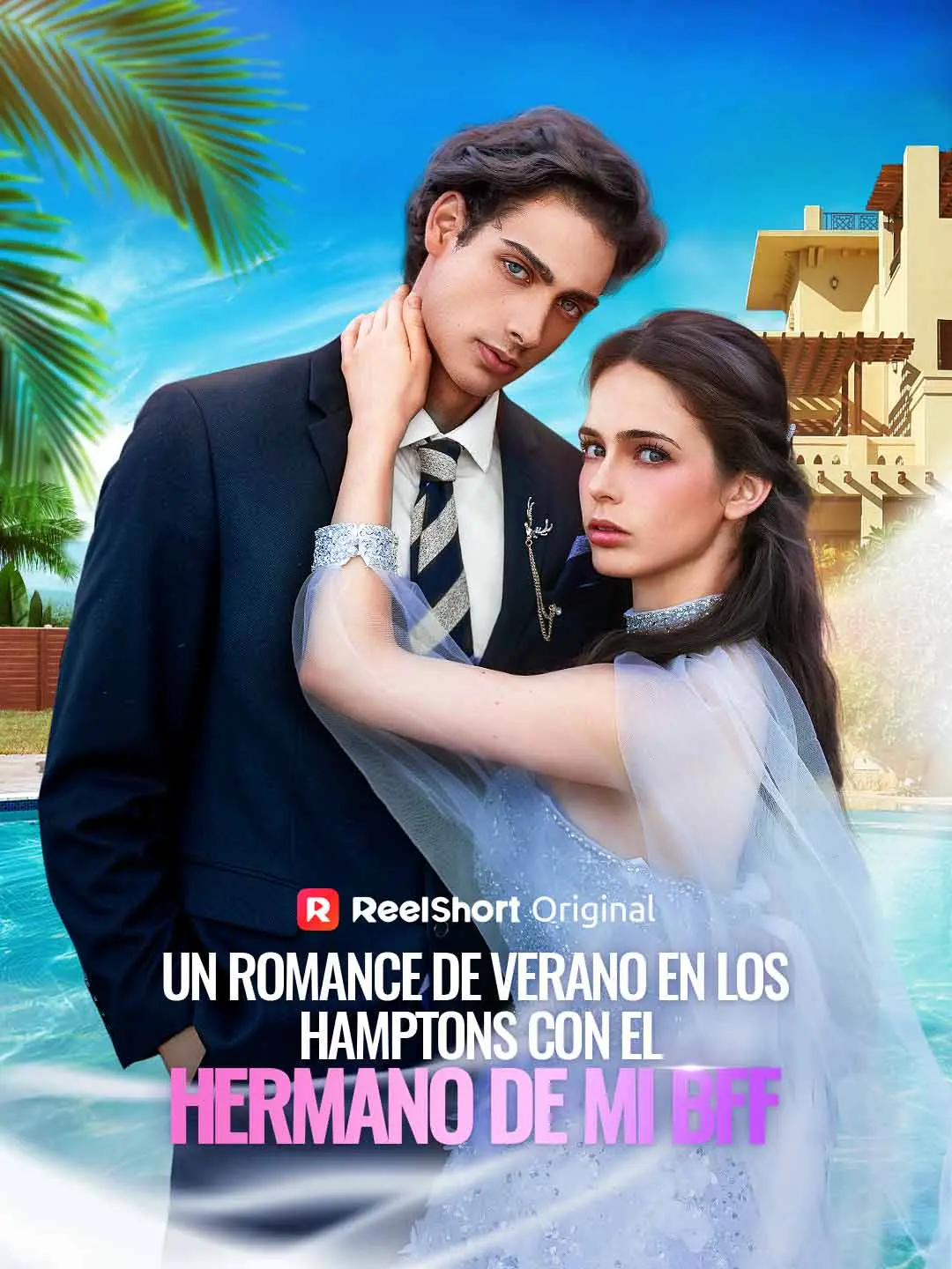 Portada de la miniserie Un Romance de Verano en los Hamptons con el Hermano de Mi BFF