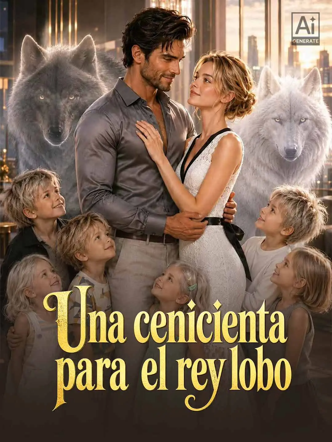 Portada de la miniserie Una cenicienta para el rey lobo